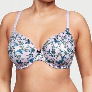 NWT Victoria's‎ Secret Body by Victoria Lightly Lined Full Cup Floral Bra